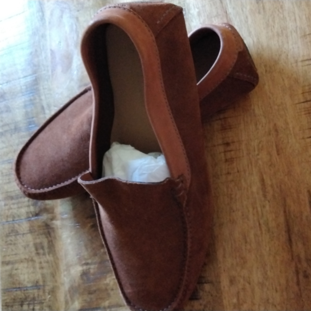 a. testoni Driver suede slip on Loafer